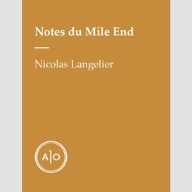 Notes du mile end