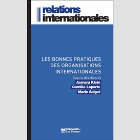 Les bonnes pratiques des organisations internationales