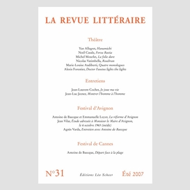 La revue littéraire n°31