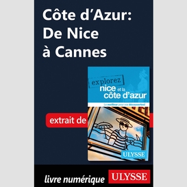 Côte d'azur: de nice à cannes