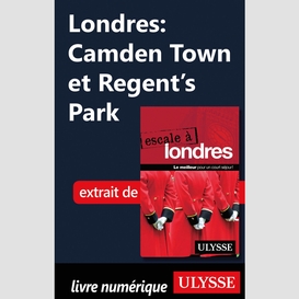 Londres: camden town et regent's park