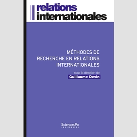 Methodes de recherche en relations internationales