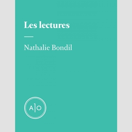 Les lectures de nathalie bondil