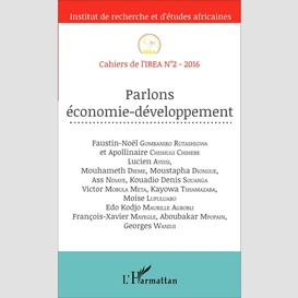 Parlons économie-développement