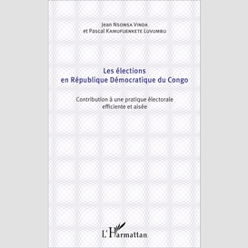 Les élections en république démocratique du congo