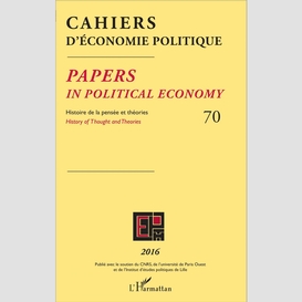 Cahiers d'économie politique 70