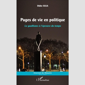 Pages de vie en politique