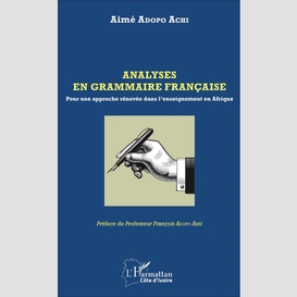 Analyses en grammaire française