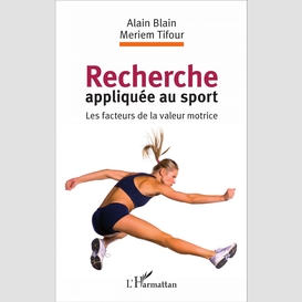 Recherche appliquée au sport