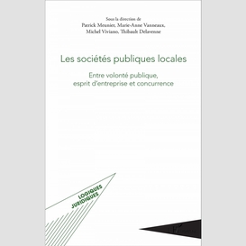 Les sociétés publiques locales