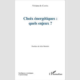 Choix énergétiques : quels enjeux?