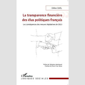 La transparence financière des élus politiques français
