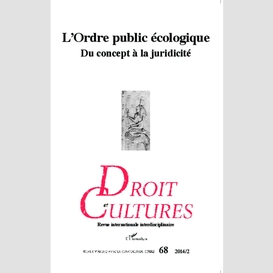 L'ordre public écologique