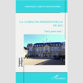 La campagne présidentielle de 2012