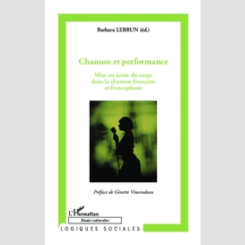 Chanson et performance
