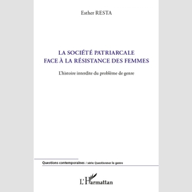 La société patriarcale face à la résistance des femmes - l'h