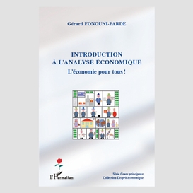 Introduction à l'analyse économique