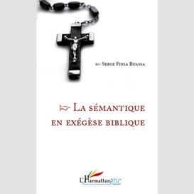 Sémantique en exégèse bibliquela