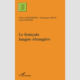Le français langue étangère