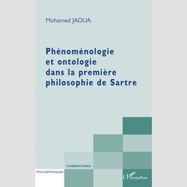 Phénoménologie et ontologie dans la première philosophie de