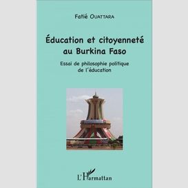 Education et citoyenneté au burkina faso