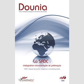 La sadc : intégration économique et prérequis