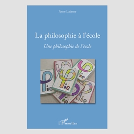 La philosophie à l'école