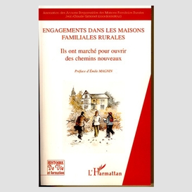 Engagements dans les maisons familiales rurales