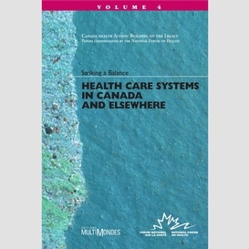 Health care systems in canada and elsewhere