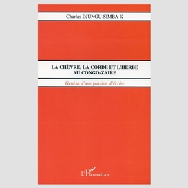 La chèvre, la corde et l'herbe au congo-zaïre