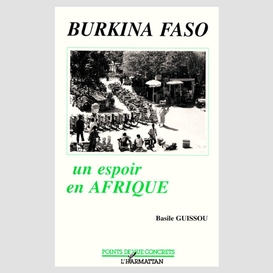 Burkina-faso, un espoir en afrique