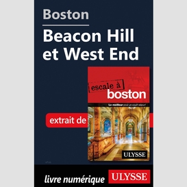 Boston - beacon hill et west end