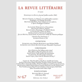 La revue littéraire n°67