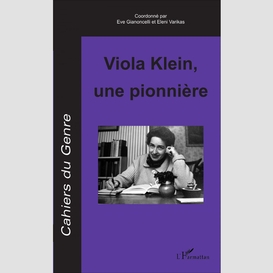 Viola klein, une pionnière
