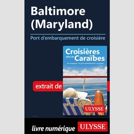 Baltimore (maryland) - port d'embarquement de croisière
