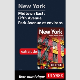 New york midtown east fifth avenue,  park avenue et environs