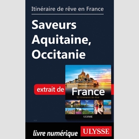 Itinéraire de rêve en france - saveurs aquitaine, occitanie