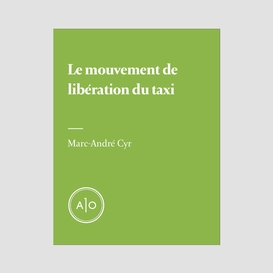 Le mouvement de libération du taxi