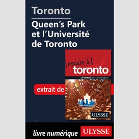 Toronto - queen's park et l'université de toronto