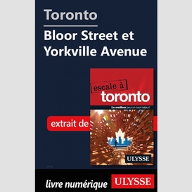 Toronto - bloor street et yorkville avenue