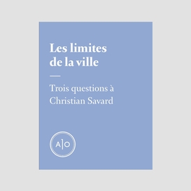 Les limites de la ville