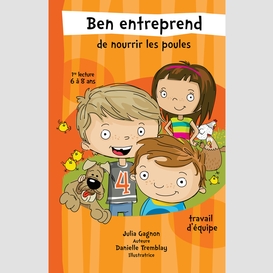 Ben entreprend de nourrir les poules