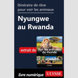 Itinéraire de rêve pour voir les animaux nyungwe au rwanda