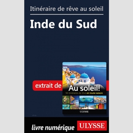 Itinéraire de rêve au soleil - inde du sud,