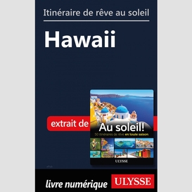 Itinéraire de rêve au soleil - hawaii