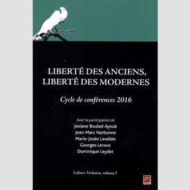 Liberté des anciens, liberté des modernes