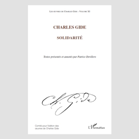 Charles gide (volume xi)