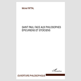 Saint paul face aux philosophes épicuriens et stoïciens