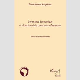 Croissance économique et réduction de la pauvreté au cameroun