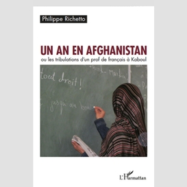 Un an en afghanistan